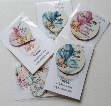 Благодарим гостей за ПРИЧАСТИЕ КРЕЩЕНИЕ ОДИН ГОДОВОЙ ПОДАРОК ​​АНГЕЛ МАГНИТ