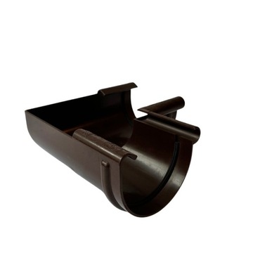 NAROŻNIK RYNNY ZEWNĘTRZNY 100 mm 90 stopni Łącznik Narożny BRĄZ Kaczmarek