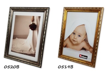 Фоторамка 30х40 см BONA Фотопостер 40х30 в деревянной рамке черный