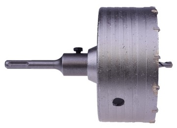 OTWORNICA DO BETONU 130 mm + ADAPTER SDS-plus 110 mm FREZ KORONKA SDS+
