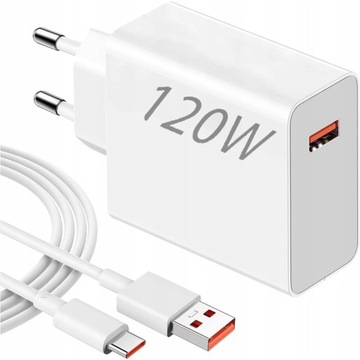 БЫСТРОЕ СЕТЕВОЕ ЗАРЯДНОЕ УСТРОЙСТВО ДЛЯ ТЕЛЕФОНА БЫСТРАЯ ЗАРЯДКА 120Вт 20В 6А 96,2*29*55мм