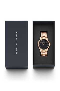Daniel Wellington zegarek Iconic Link 40 męski kolor różowy DW00100344