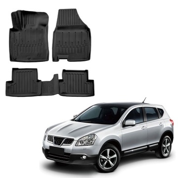 NISSAN QASHQAI J10 2008-13 DYWANIKI GUMOWE KORYTKA