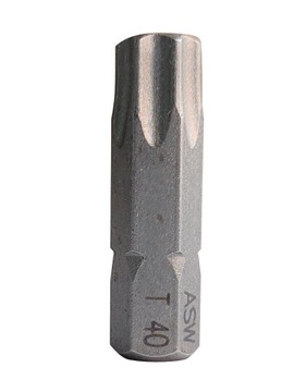 Bity TX40 TORX 40 stal nierdzewna GROT końcówka wkrętakowa 1/4