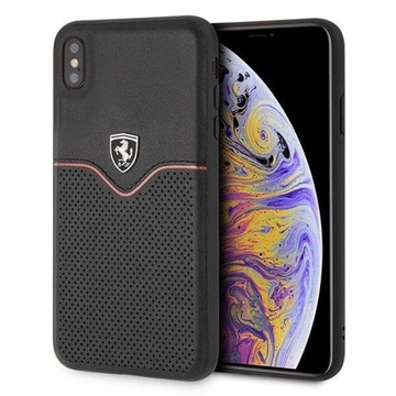 Etui FERRARI Obudowa do iPhone XS MAX + SZKŁO
