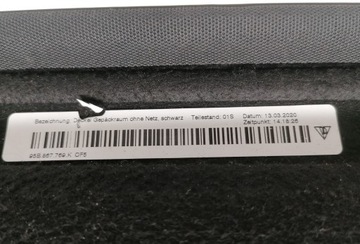 PORSCHE MACAN 95B POLIČKA ZADNÍ KUFRU ORIGINÁLNÍ 95B867769K