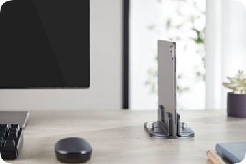 Вертикальная подставка-держатель для ноутбука и планшета