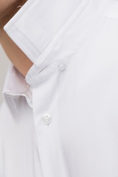Biała regularna koszula z bawełny rozmiar 188-192/42