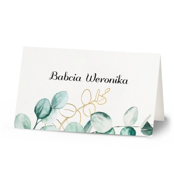 Winietki CHRZEST WESELE ŚLUB KOMUNIA (4 szt.)