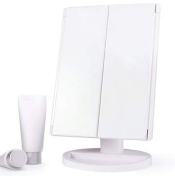 ВЫХОДНОЕ СКЛАДНОЕ КОСМЕТИЧЕСКОЕ ЗЕРКАЛО ДЛЯ МАКИЯЖА LED