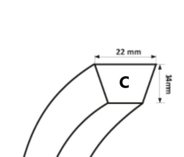 РЕМЕНЬ КЛИНОВЫЙ C2850 C110 22x 2800 Li ЯПОНСКИЙ