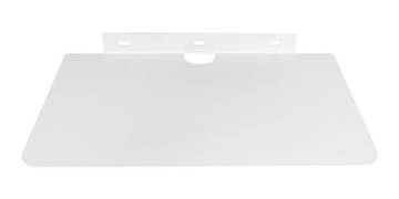 МЕТАЛЛИЧЕСКИЙ ДЕРЖАТЕЛЬ ПОЛКИ ДЛЯ СТАНДАРТНОГО ДЕКОДЕРА DVD ТЮНЕРА БЕЛЫЙ ВЫСОКОГО КАЧЕСТВА