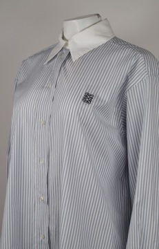 Sandro SFPCM01074 Gris Blanc Bluzka Koszula r.36