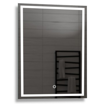 Lustro prostokątne LED z dotykiem Atlanta 80x90cm