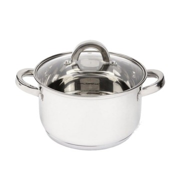 Набор горшков FLORINA Claude 8 шт. INOX индукция