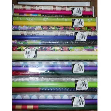 Papier do scrapbookingu 4 wzory 3,42m2 MIX