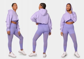 Reebok x Cardi B Women's Crop Sweatshirt Hoodie damska bluza sportowa - S