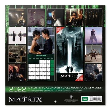 Настенный календарь фильмов «Матрица» на 2022 год