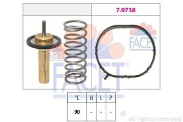 FACET 7.8974 TERMOSTAT KAPALINA CHLADÍCÍ