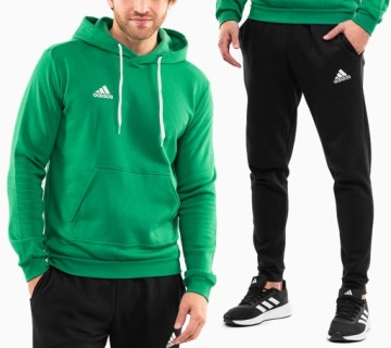 ADIDAS DRESY MĘSKIE KOMPLET BLUZA SPODNIE Entrada bawełniany - XL