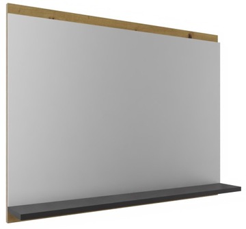 LUSTRO ŁAZIENKOWE STELLA 81,2 x 60 DĄB / ANTRACYT