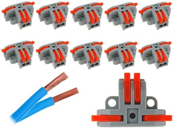 KOSTKA ELEKTRYCZNA ZŁĄCZKA INSTALACYJNA DO KABLI SZYBKOZŁĄCZKA TRÓJNIK T