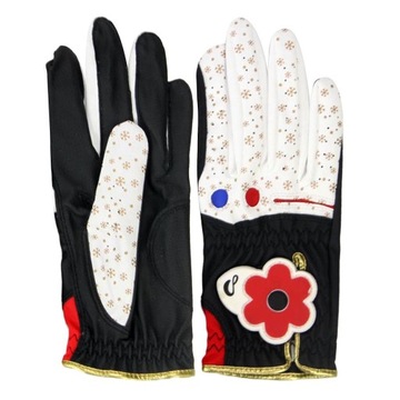 2 модные женские перчатки для гольфа Deluxe для левой и правой стороны