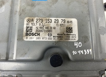 0261209072JEDNOSTKA ŘÍDÍCÍ MOTORU / MODUL (ECU) MERCEDES-BENZ TŘÍDA S (W221)