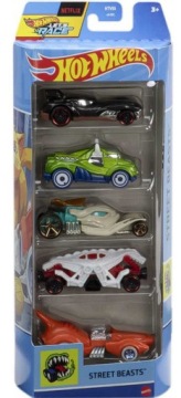 Набір 5 шт. транспортних засобів HOT WHEELS HTV55 STREET BEASTS (виставковий)