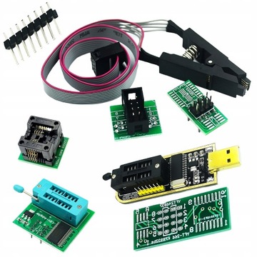 БОЛЬШОЙ КОМПЛЕКТ USB-ПРОГРАММАТОРА CH341A