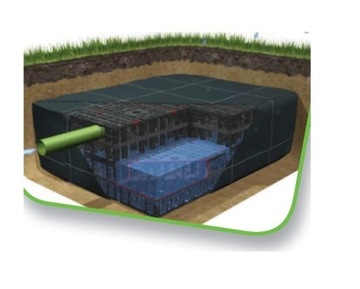Инфильтрационная коробка Rainbox 300L, дренажная дренажная камера Drainage Box 300S