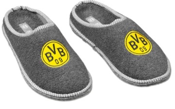 Ciepłe filcowe kapcie 40-41 Borussia Dortmund BVB