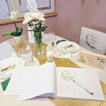 ПОКРЫТИЕ НА СТУЛЬЕ Первое Святое Причастие принт эвкалипт ЛАНДЫШ IHS