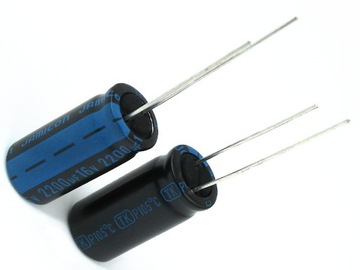 KONDENSATOR 2200uF / 16V 10x20 105*C JAMICON 2SZT.