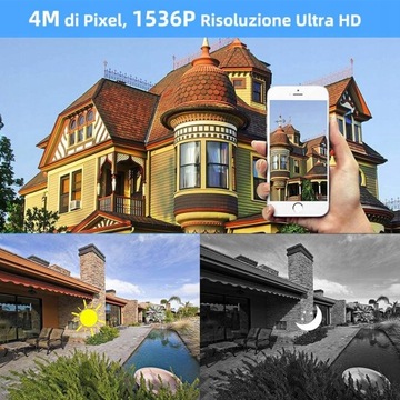 SZSINOCAM Wi-Fi 4MPX IP-камера мониторинга
