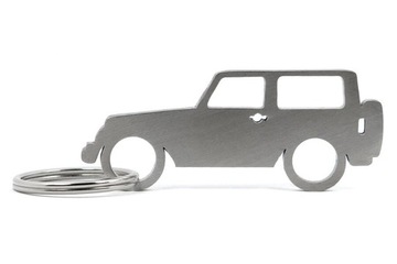Brelok Jeep Wrangler JK 3d stal nierdzewna