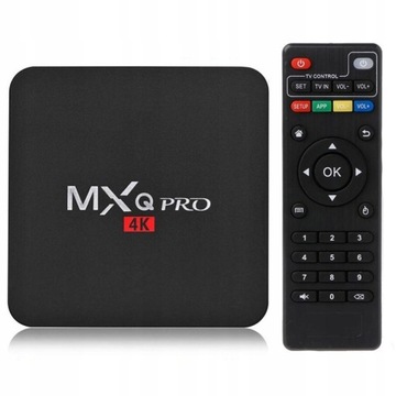 SMART TV BOX MXQ PRO 16 ГБ 4K 1+8 ГБ ANDROID 11.1 WIFI 5G МЕНЮ PL HDMI USB SD