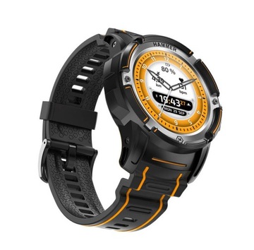 Прочные умные часы HAMMER Watch Plus Amoled GPS спортивные часы с пульсометром