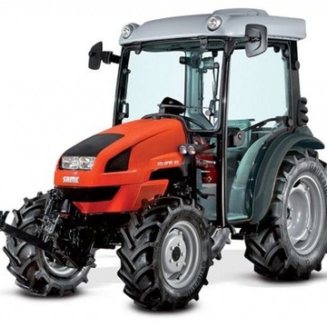 Заднее стекло трактора Lamborghini R1 / Deutz Fahr Agrokid / Same Solaris