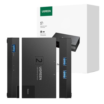 UGREEN SWITCH ДВУСТОРОННИЙ ПЕРЕКЛЮЧАТЕЛЬ USB 3.0 ДЛЯ КОМПЬЮТЕРА