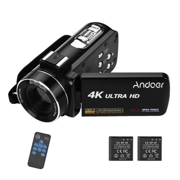 Ręczna cyfrowa kamera wideo 4K HD