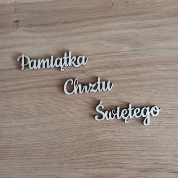 NAPIS sklejka Pamiątka Chrztu Świętego