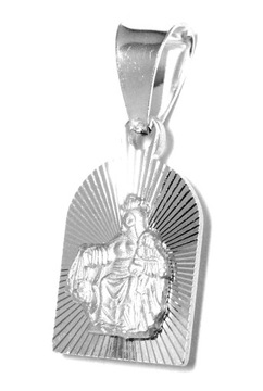SREBRNY MEDALIK SZKAPLERZ 925 MARYJA PAN JEZUS