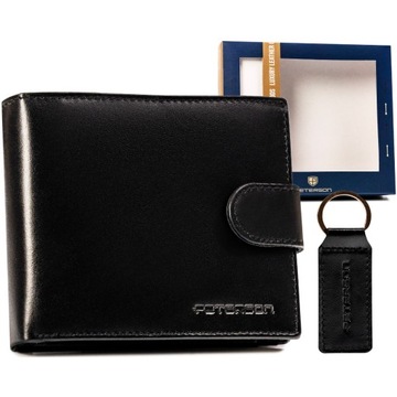 PETERSON męski portfel skórzany na prezent RFID