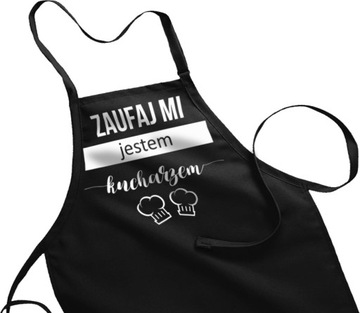 FARTUCH KUCHENNY Z NADRUKIEM Zaufaj Mi...