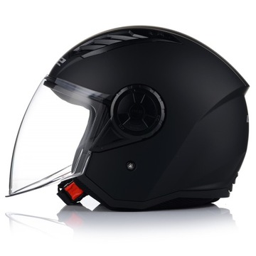 МОТОЦИКЛ ОТКРЫТЫЙ ШЛЕМ LS2 OF616 AIRFLOW II МАТОВЫЙ ЧЕРНЫЙ CHOPER 3XL СКУТЕР