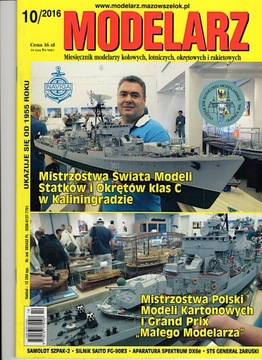 Modelarz 10/2016 Sido-S1, Generał Zaruski, LWD-Szpak