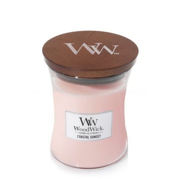 Świeca srednia Woodwick - 275g Coastal Sunset