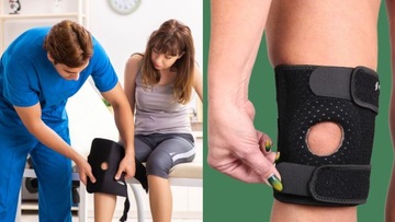 STABILIZATOR KOLANA OPASKA PODTRZYMUJĄCA KOLANO URAZ RZEPKI STABILIZACJA