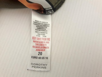 DOROTHY PERKINS luźna BLUZKA KOSZULKA na lato PASKI _ 48